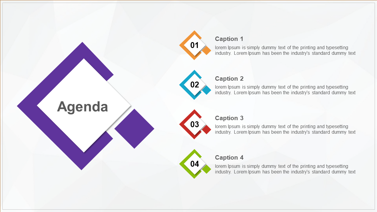 Awesome Agenda PPT Template Design Slide For Presentation